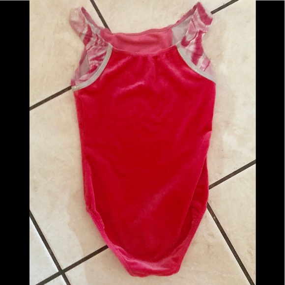 GIRL PINK BALLERINA DANCE GYMNASTICS BODYSUIT - Picture 1 of 1